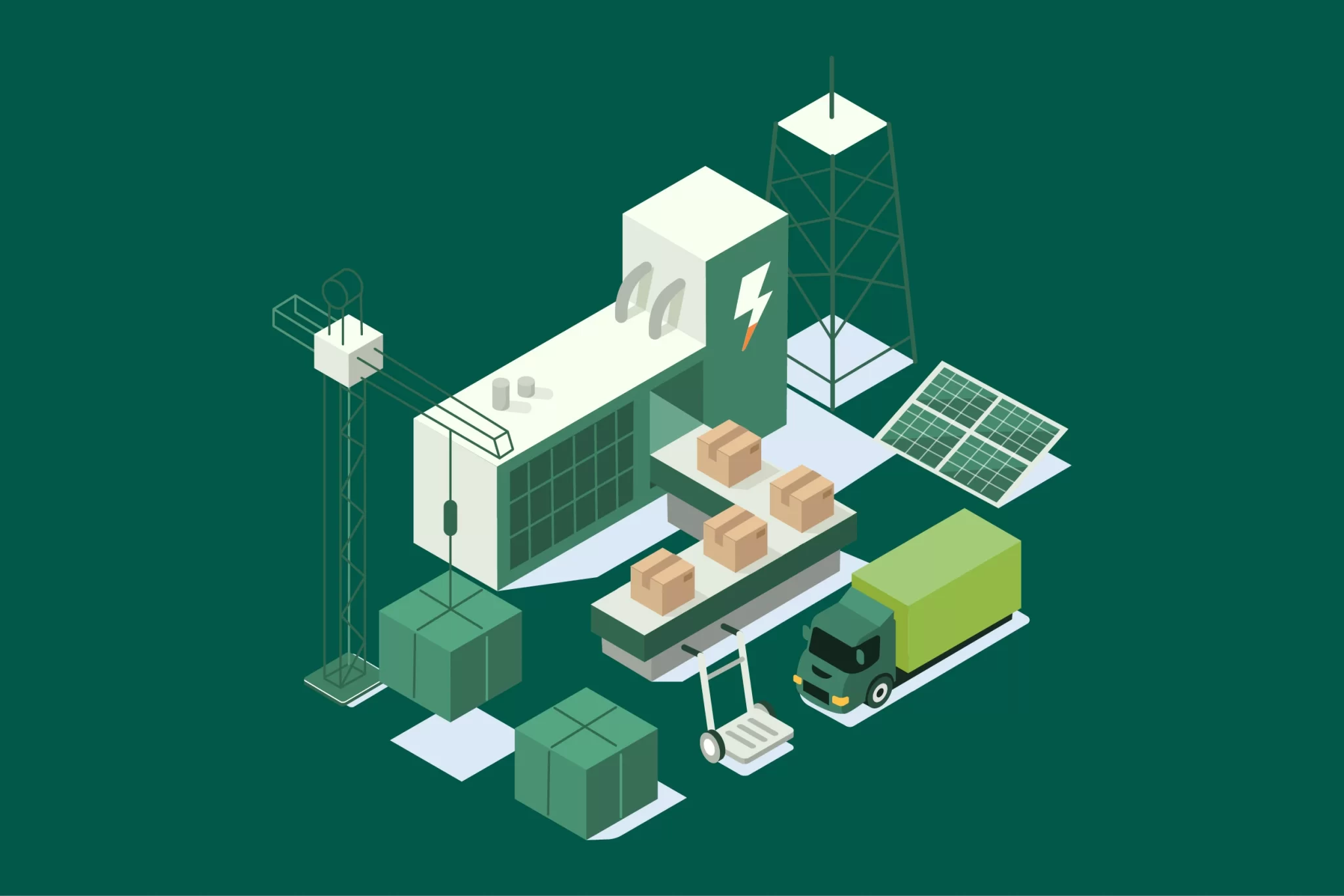 Immagine di copertina utilizzata nella grafica della locandina del convegno Logistica Sostenibile: Ecopallet un progetto di valore