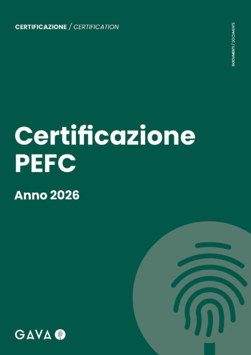 Copertina Certificazione PEFC – 2026