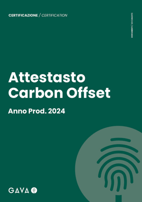 Copertina Attestato Carbon Offset – Anno prod. 2024